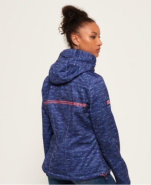 Superdry Hooded SD-Windtrekker Női Kabát Sötétkék/Korall | IZFPB7406